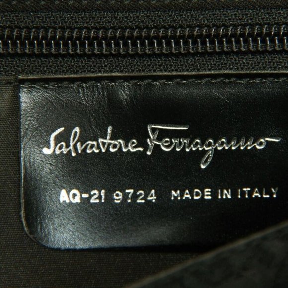 Authentic Salvatore Ferragamo Nylon black shoulder bag - Picture 12 of 12